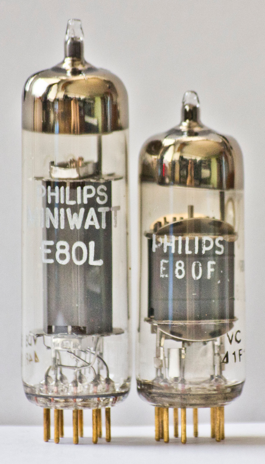WSW SIEMENS 811350B COMPLETE TUBE SET E80L + E80F PHILIPS MINIWATT NOS