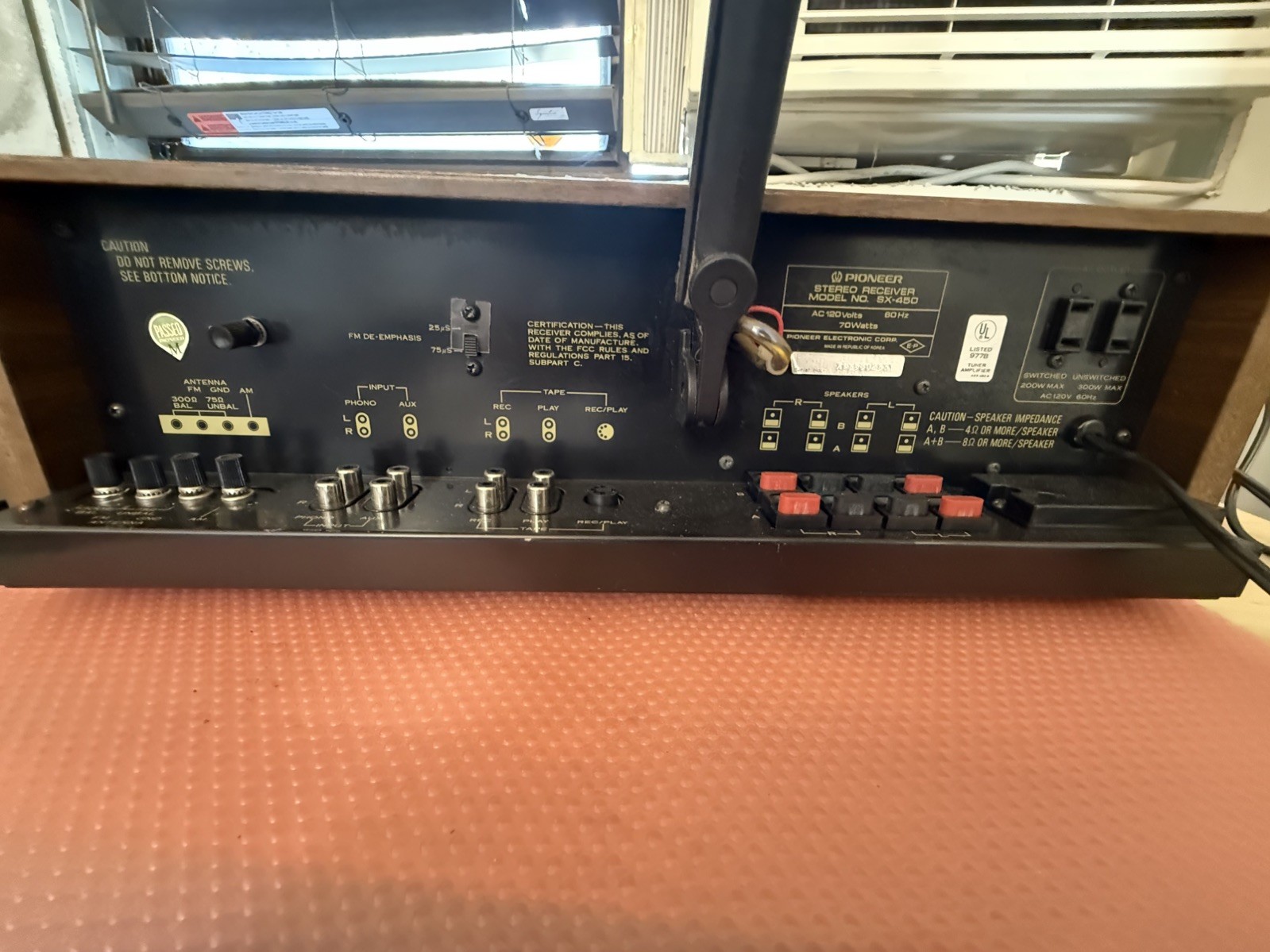 PIONEER SX-450 STEREO RECEIVER ! TESTED AND WORKING GREAT ! P