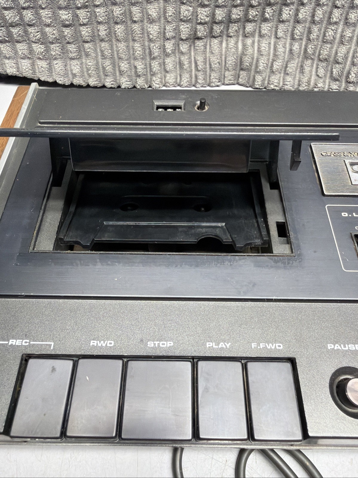 Vintage Akai GXC 40D Stereo Cassette Tape Deck Mult-Voltage TESTED Good Conditio