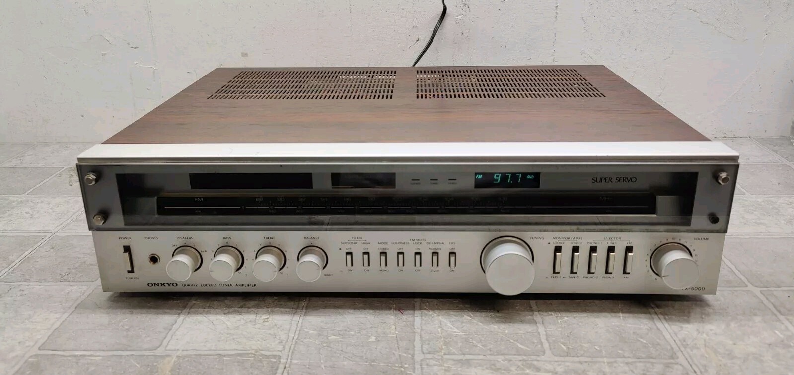 Onkyo TX-5000 Quartz Locked Tuner Amplifier READ