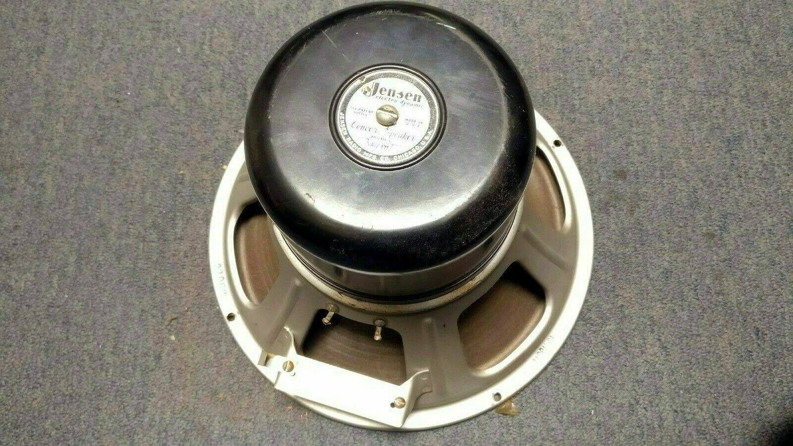 Vintage Jensen A12PM Concert Speaker — 12 inch — several crack