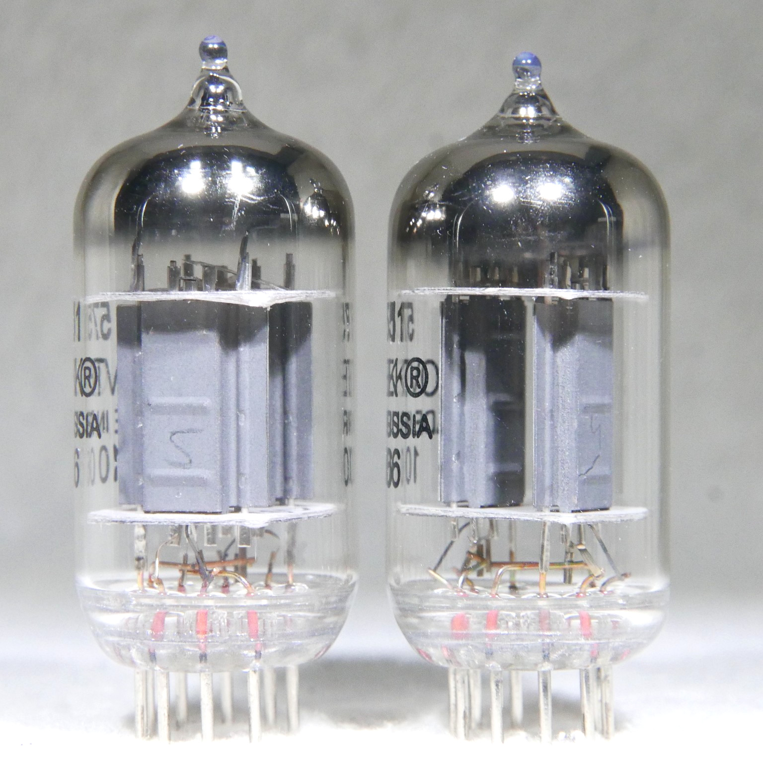 NOS/NIB Matched Pair Sovtek 5751/12AX7/ECC83 Made in Russia O-Getter