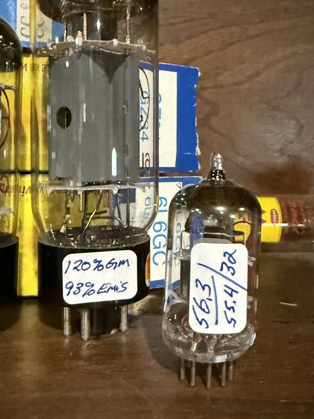 NEW JJ Tube Lot 2 GZ34, 1 6L6GC, 1 ECC83S All Tested NEW