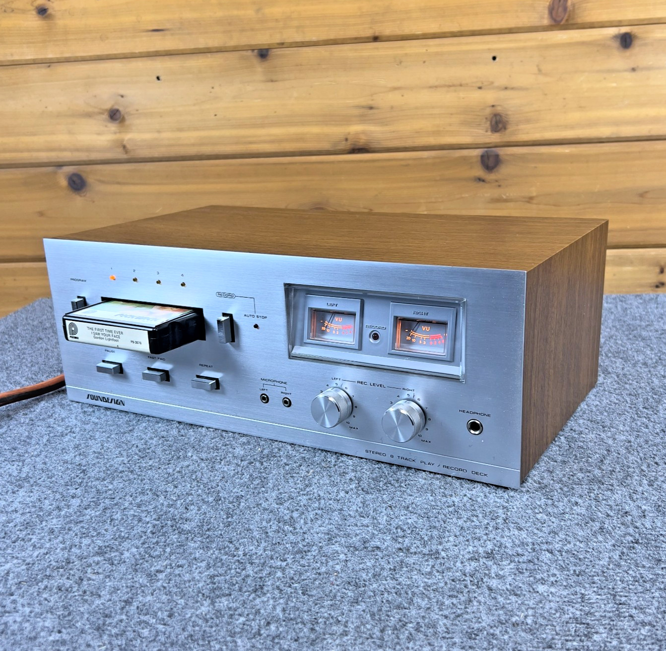 Soundesign 0460 Standalone 8-Track Player & Recorder Component Deck | Video