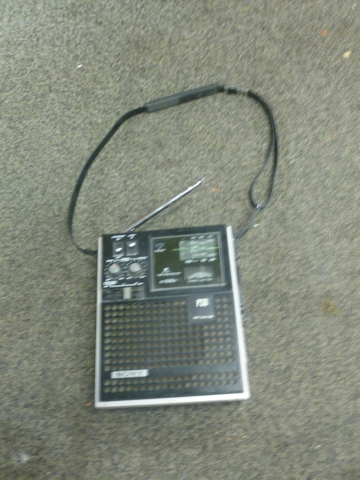 Sony ICF-5500W Portable Multi-Band Radio Receiver