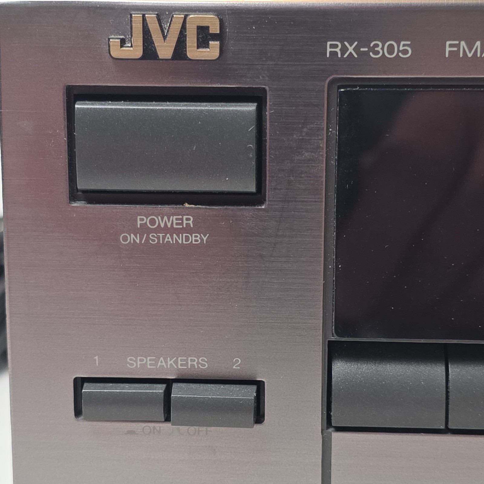 Vintage JVC RX-305 Stereo Audio Receiver Amplifier AM FM Phono No Remote