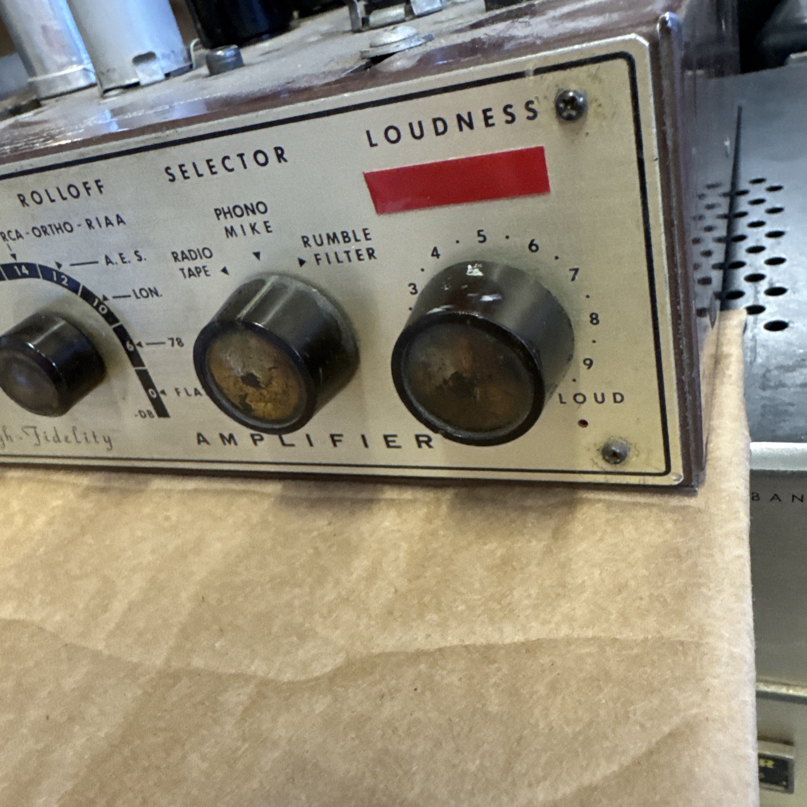 Vintage Newcomb Audio D-12 Tube Mono Amplifier ~ 6V6