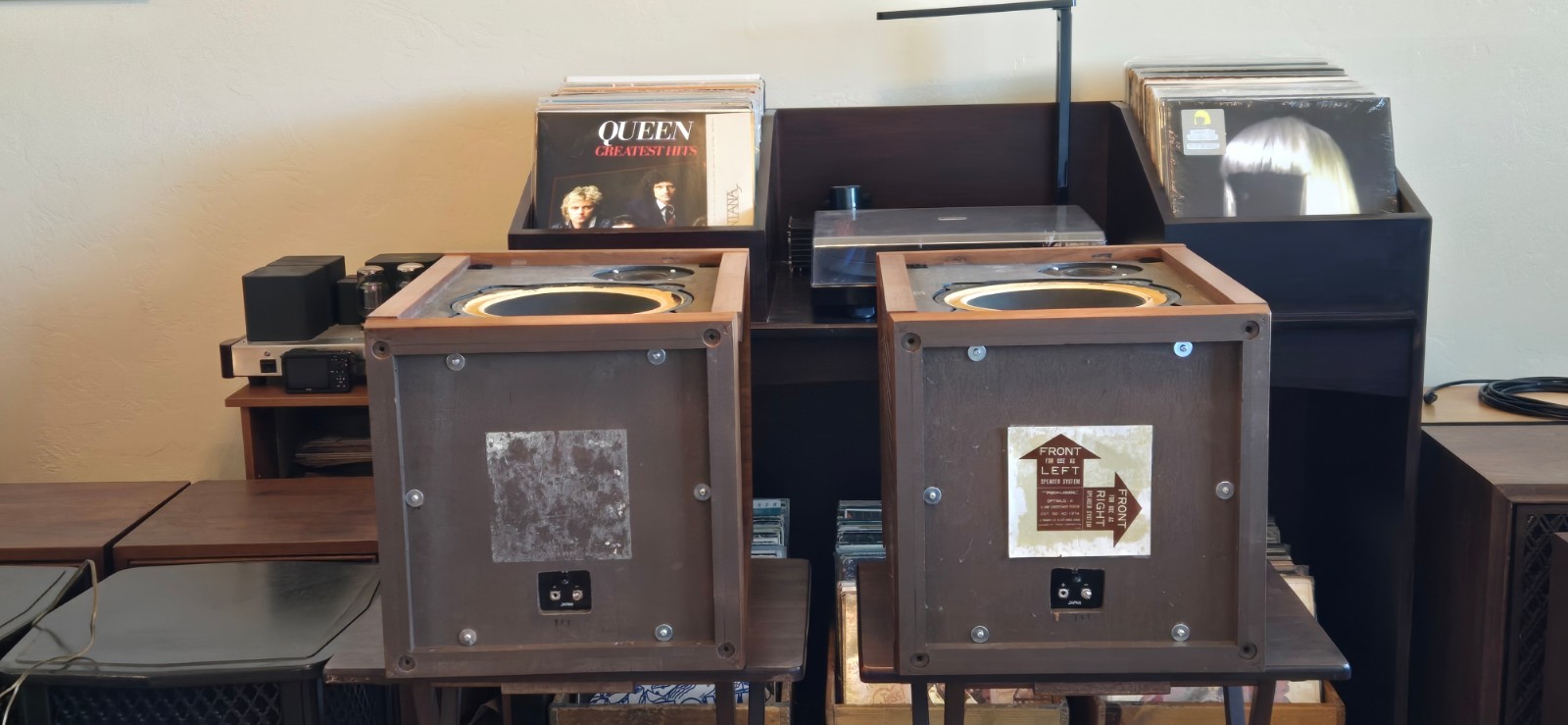 Rare Vintage Realistic Optimus-4 Omni-Directional Speakers