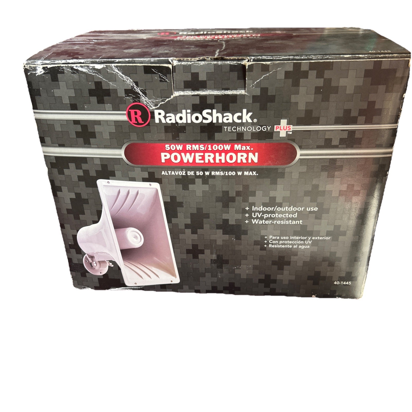 RadioShack Powerhorn 40-1445 50W RMS 100W Max Indoor/Outdoor Speaker 8 Ohm