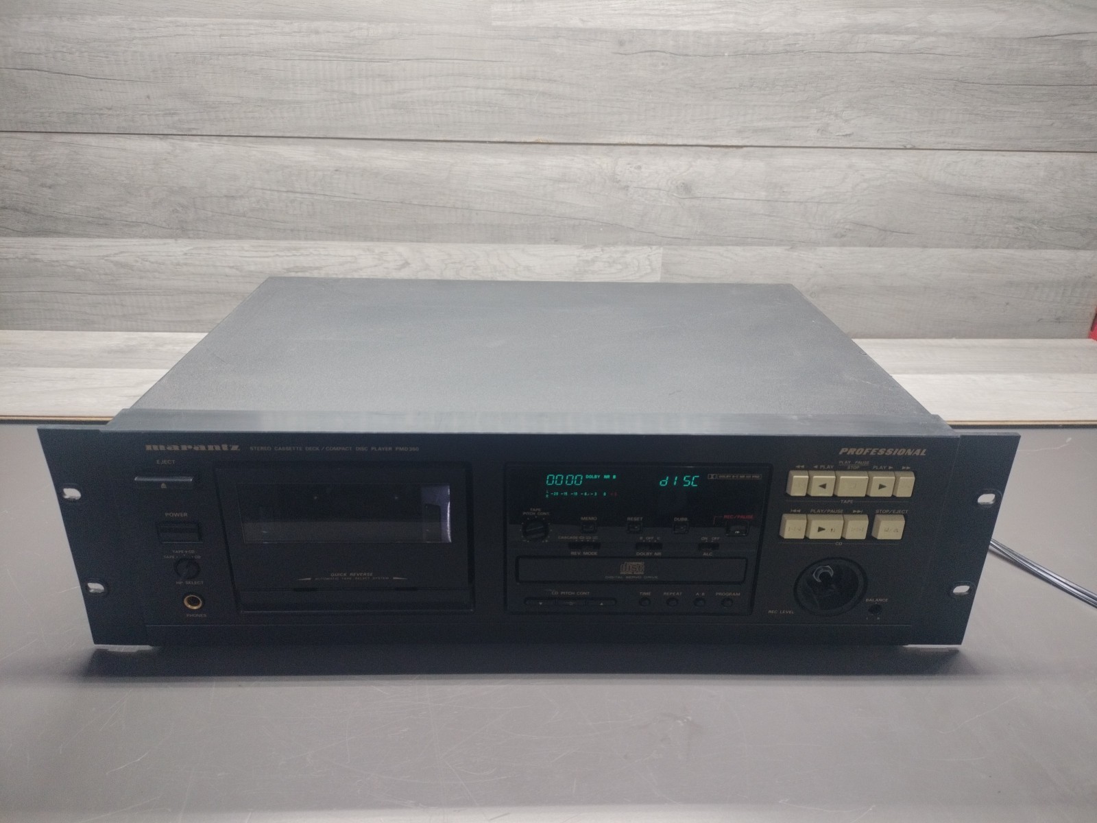 Marantz PMD350 Professional Combination CD Player & Cassette Deck