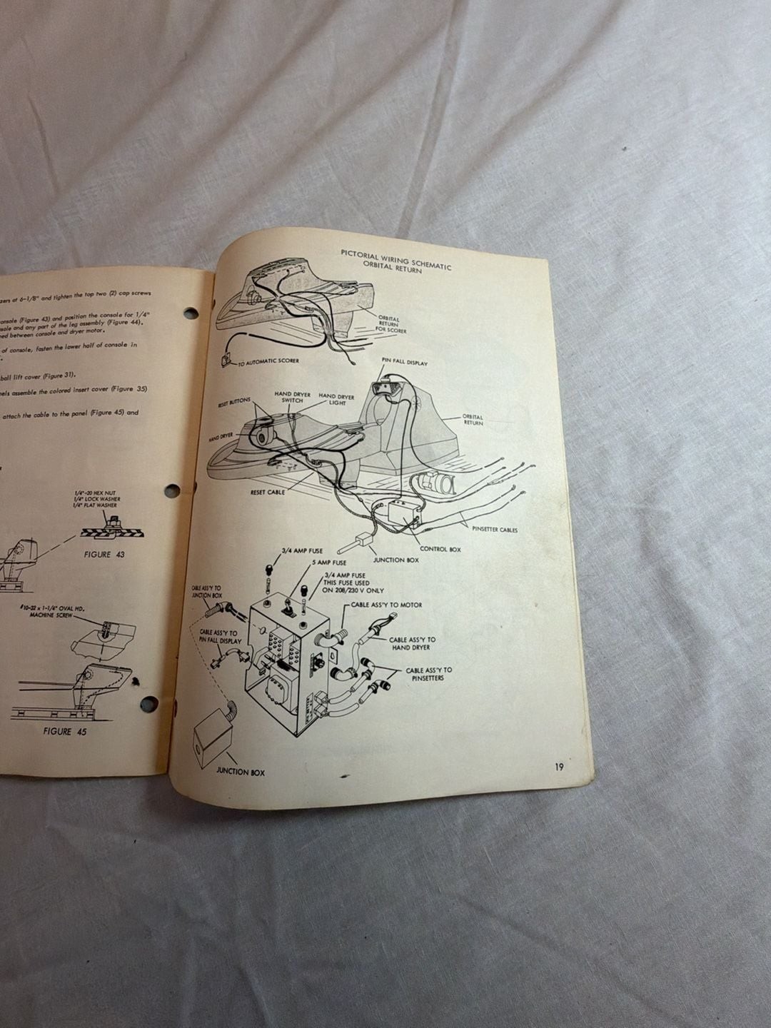 Vintage 1971 Brunswick Astroline Ball Return System Service Manual