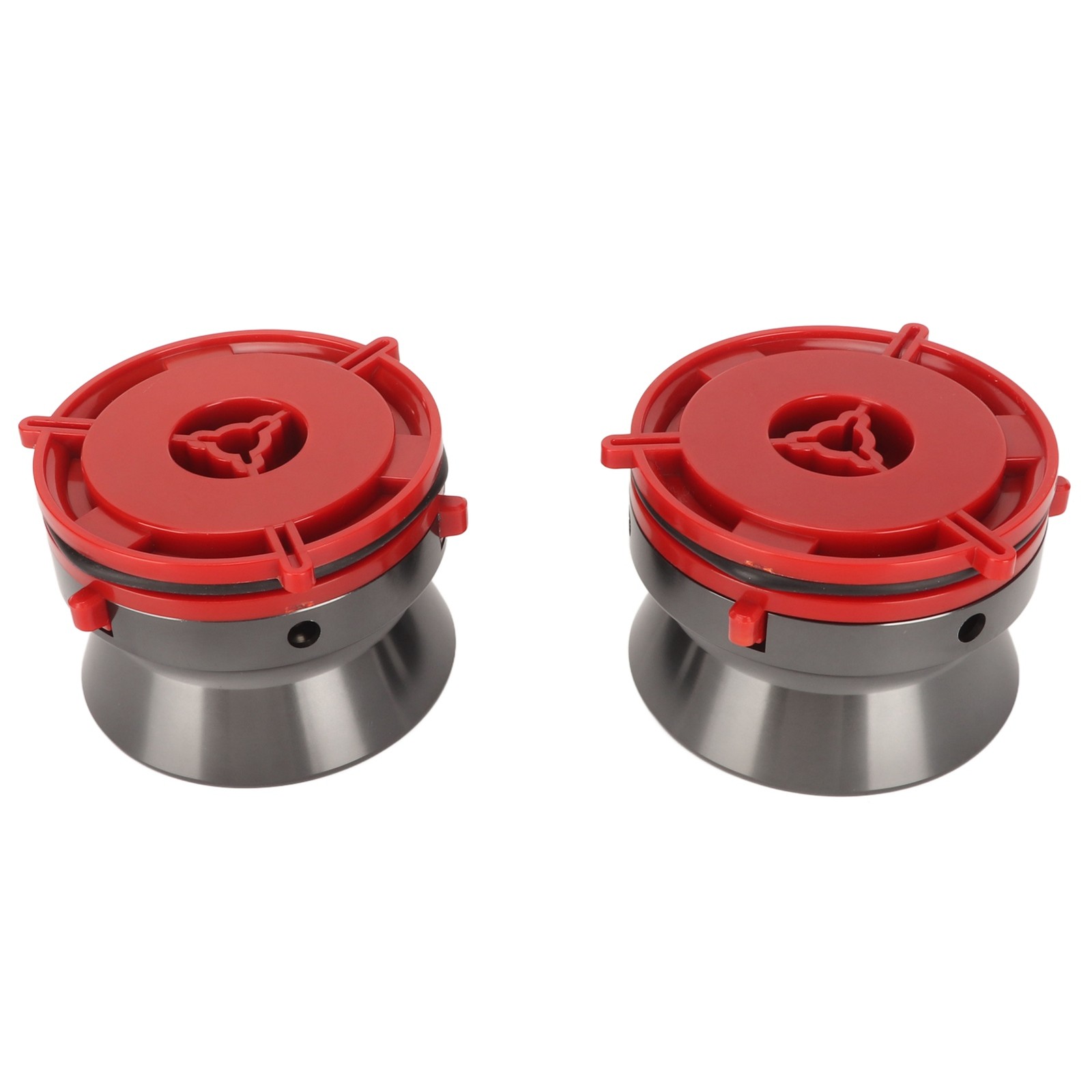 1 Pair NAB Hub Adapters Professional Polished Aluminum Reel To Reel Tape Opener