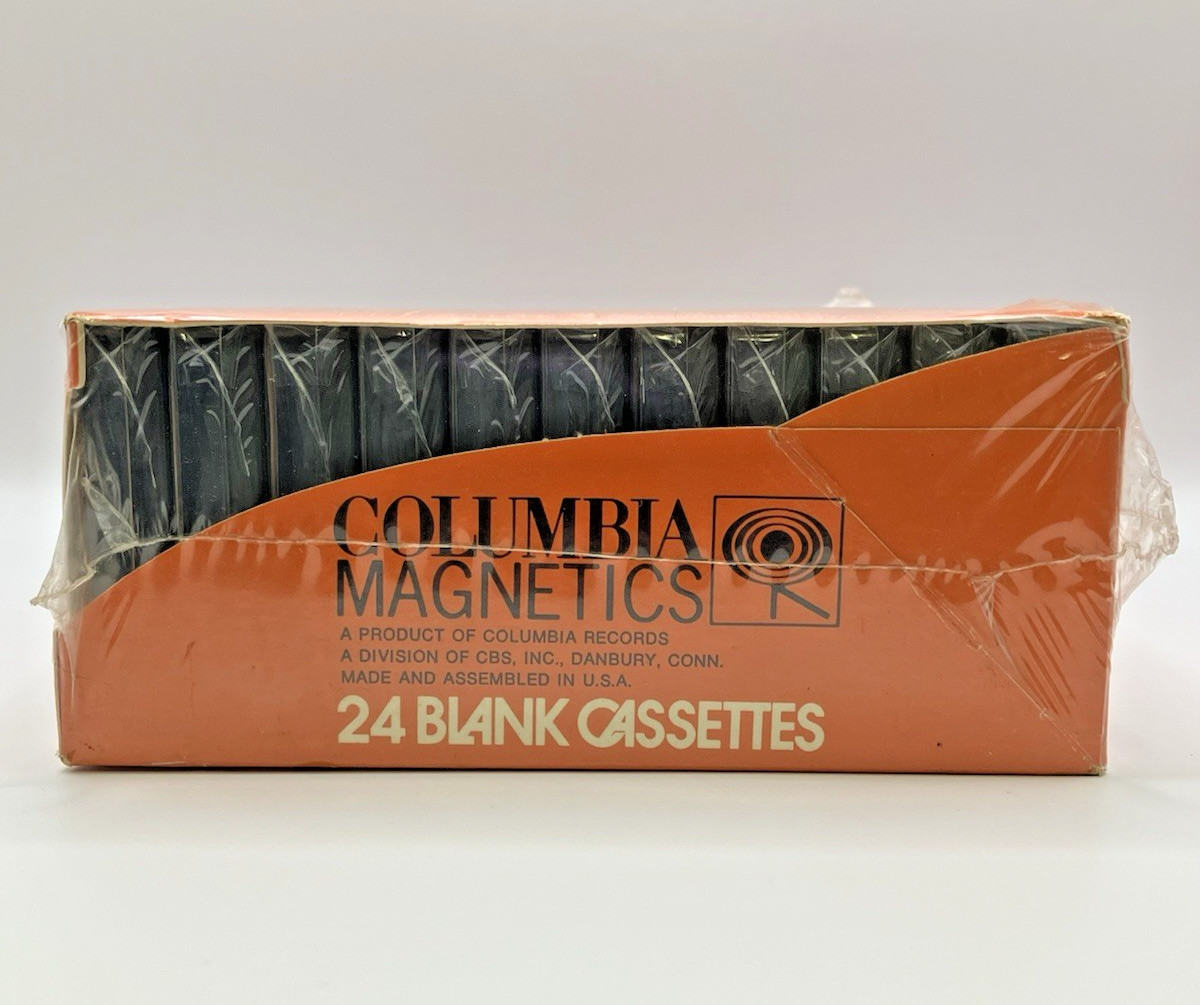 NOS Vtg Soundcraft Columbia Magnetics Low Noise Blank Cassettes – Sealed – Rare!