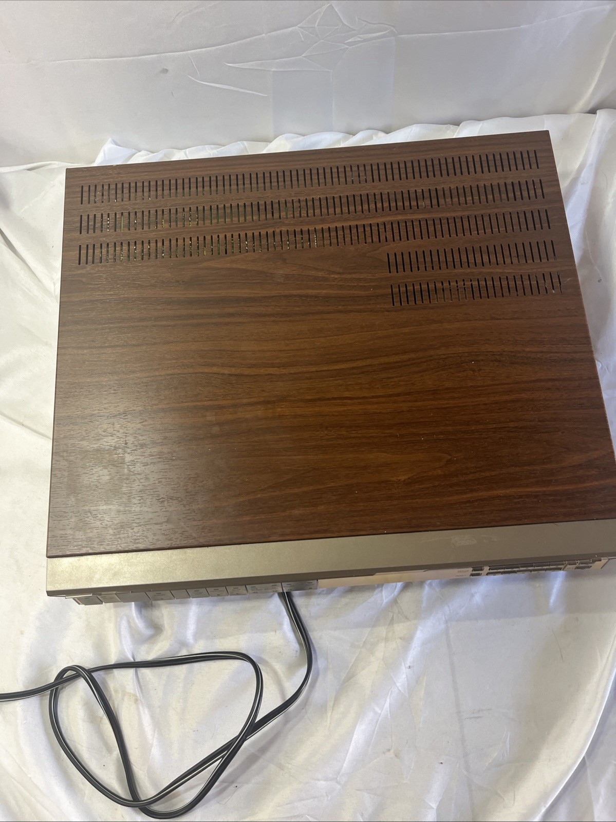 Vintage Wood Grain Zenith VR 3000 VCR Video Cassette Recorder Tested Works