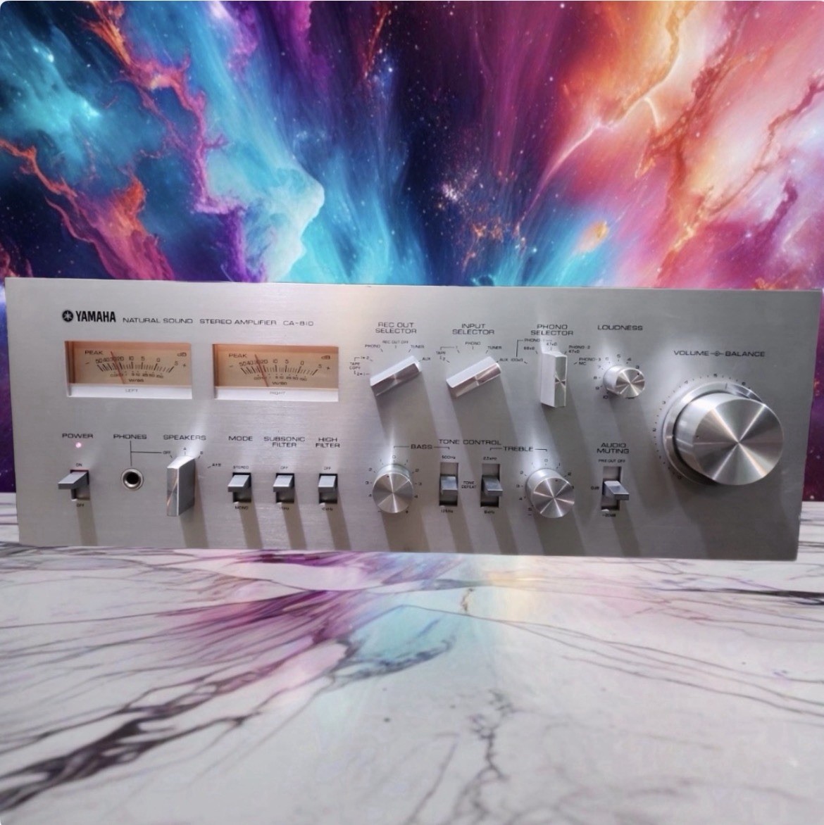 Vintage Mid 1970s Yamaha CA-810 Integrated Stereo Amplifier Pro Service N Mint🔥