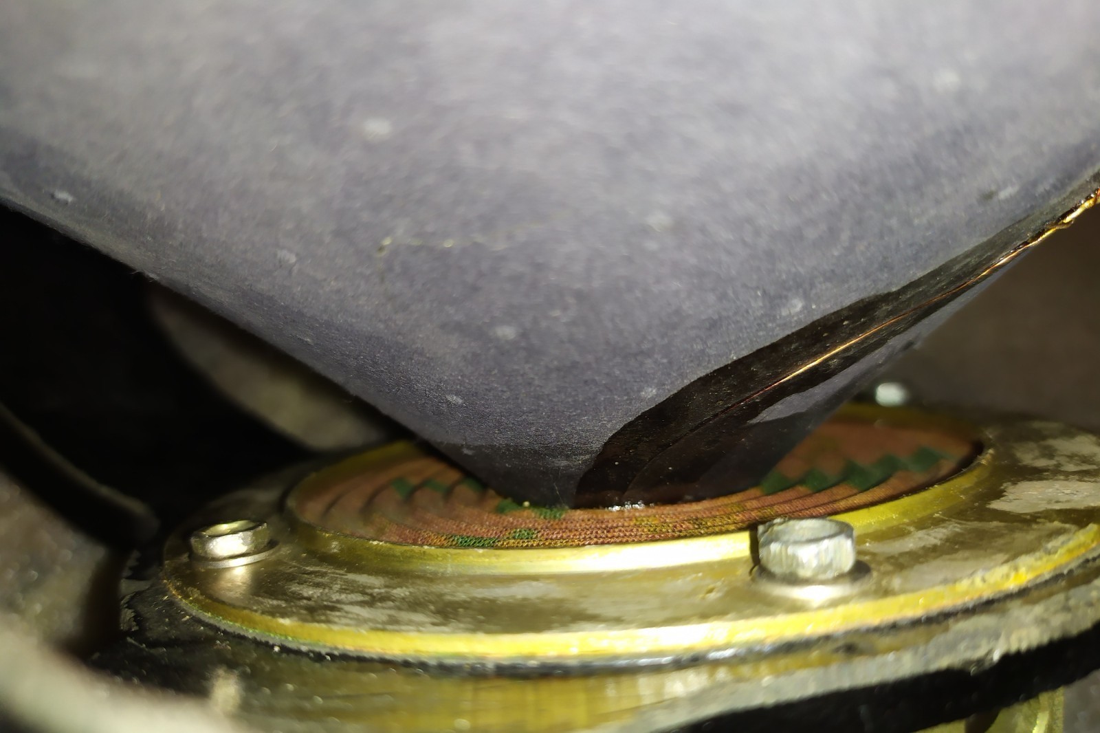 Pair of early full-range speakers 4A-28 KINAP with AlNiCo magnets, 10 inches.