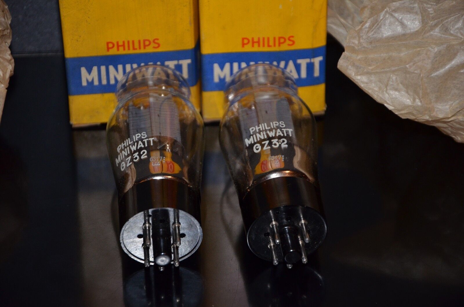 GZ32 Philips 5V4G NOS NIB Rare DD Getter rectifier Hi end tube audio amplifiers