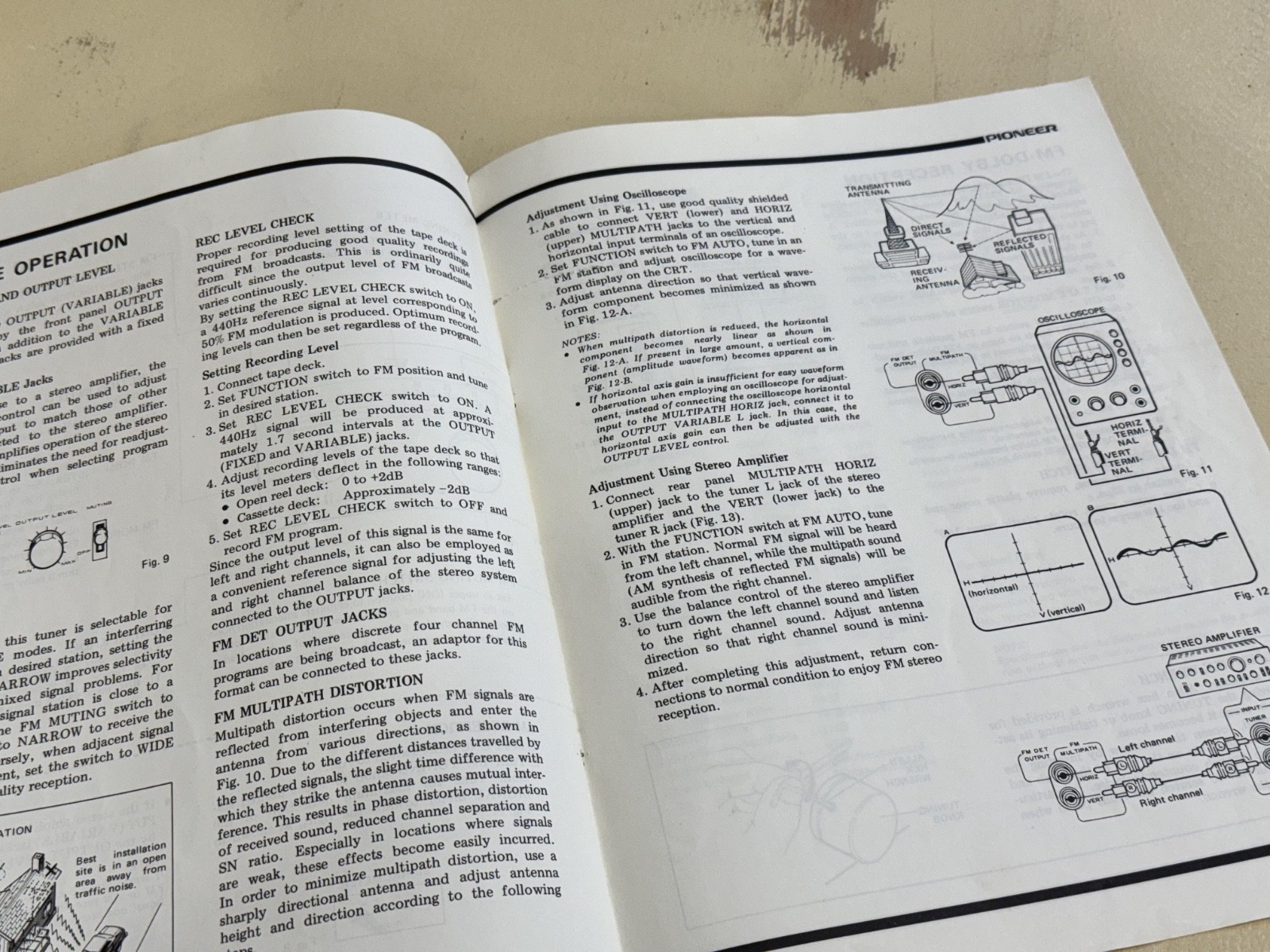 Pioneer TX-8500II Tuner Original Owner’s Manual