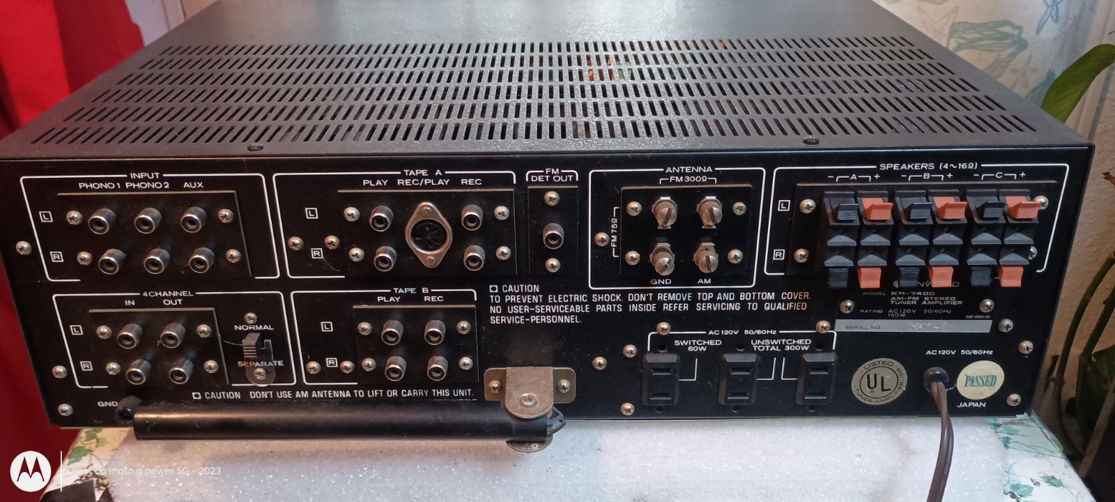 Kenwood KR-7400 Stereo Receiver