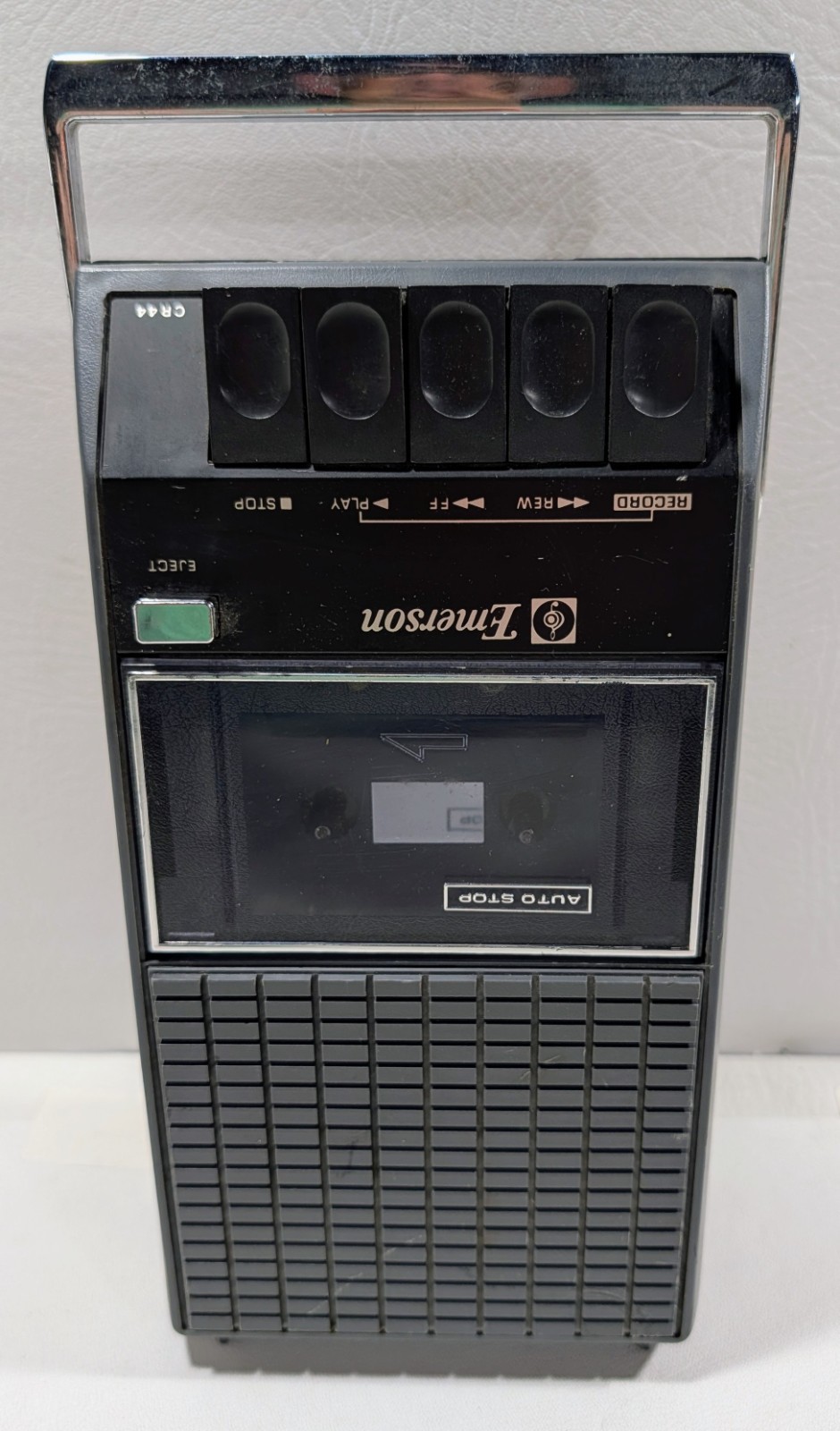 Vintage Emerson Model CR44 Cassette Tape Player & Recorder – Tested