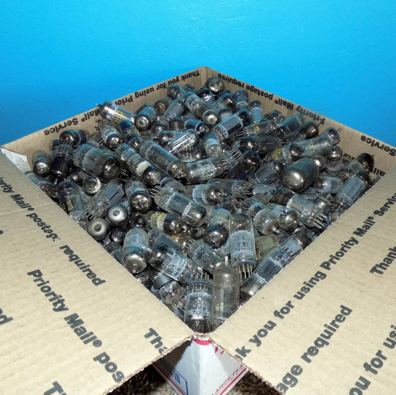 5 Pounds Used Radio Tubes for Radio Repair-Crafts-Steampunk-Target Practice