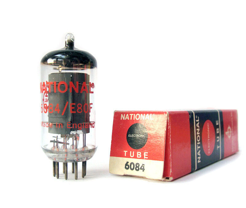 6084/E80F NATIONAL NOS BRITISH Tube Valve Röhre 진공관 真空管 电子管 Lampe Valvula