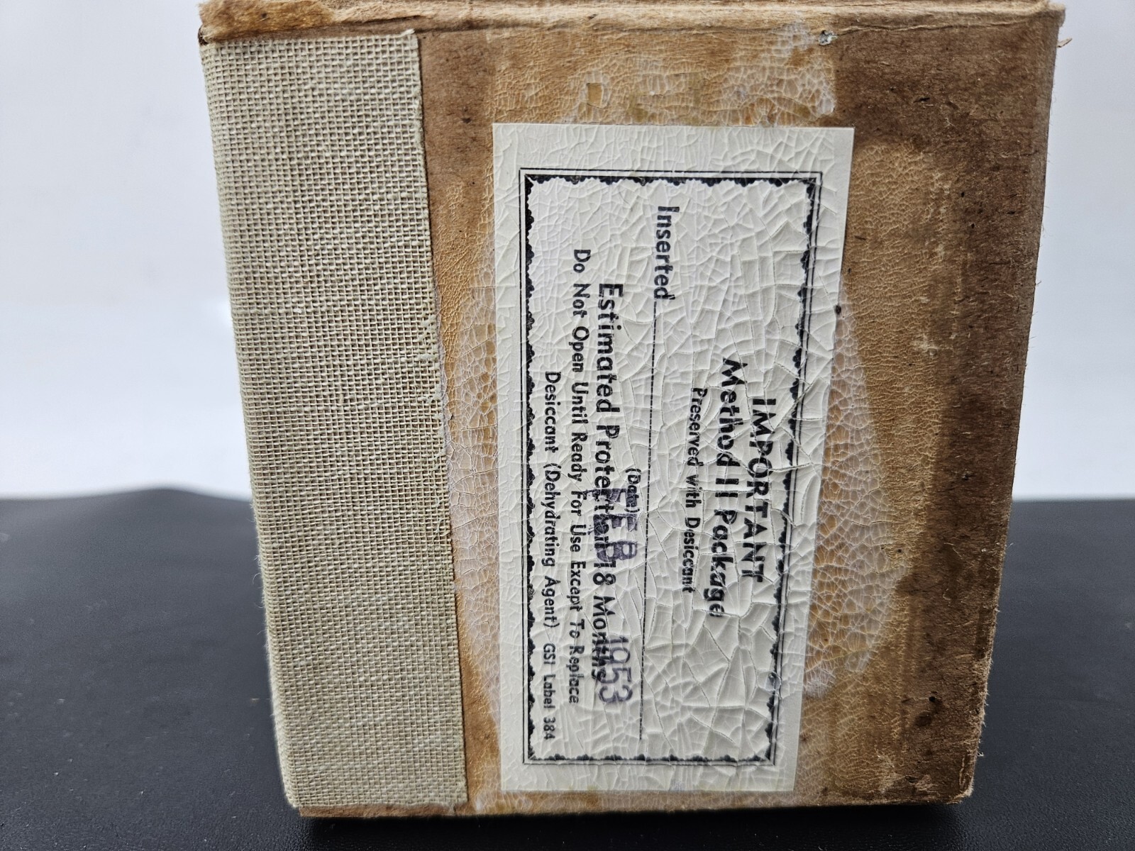 Texas Instruments Radar set J-164/APS-31 Junction Box From 1953 AS-IS EB-16517