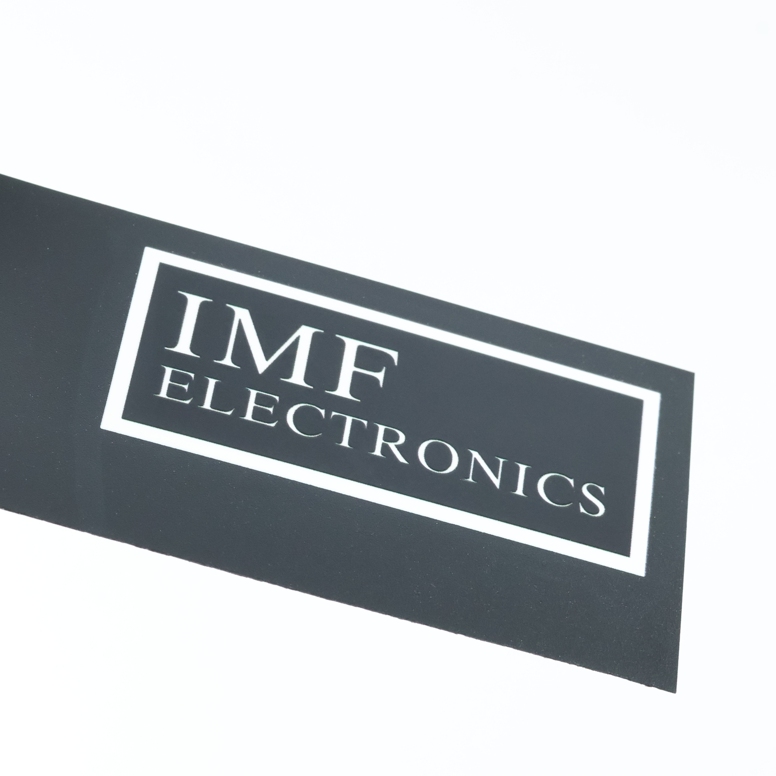 IMF Electronics logo badge Sticker Decal DIY waterproof 63mm(2.48″)X28.5mm(1.22″