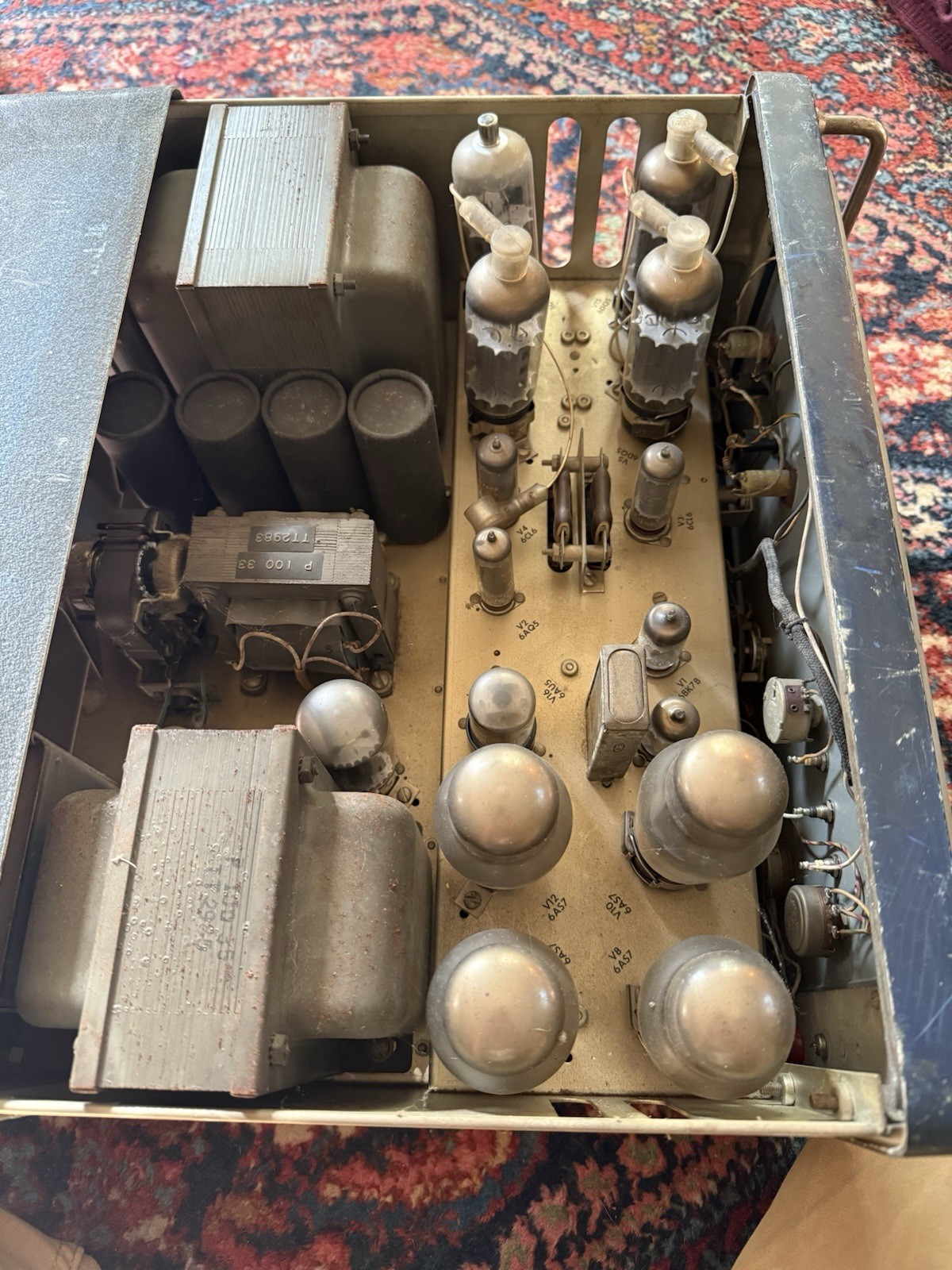 Very Rare Krohn-Hite DCA-50 50 Watt Wide Band Tube Amplifier DC-500 KC Powers On