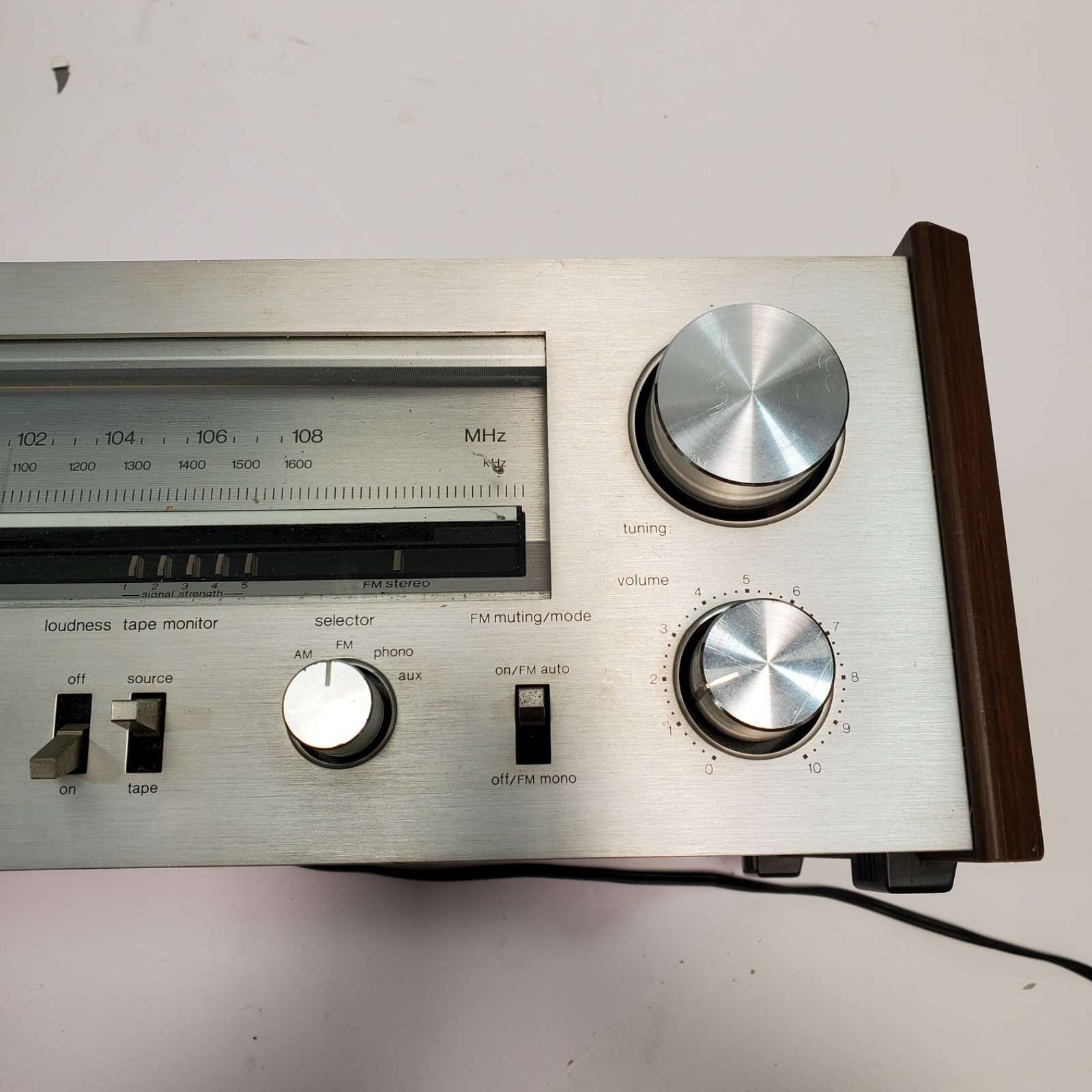 Vintage Technics SA-202 FM/AM Stereo Receiver SA-202 Tested Working