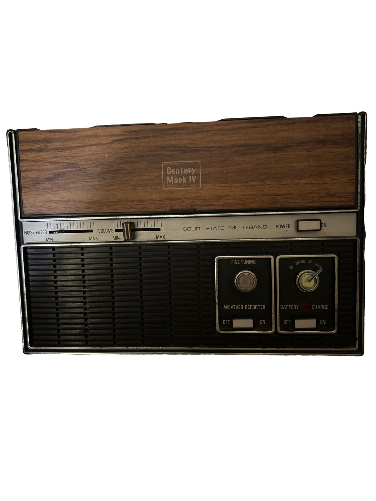 Century Mark IV CF-1888 Portable Multi-Band Radio AM FM Short Wave