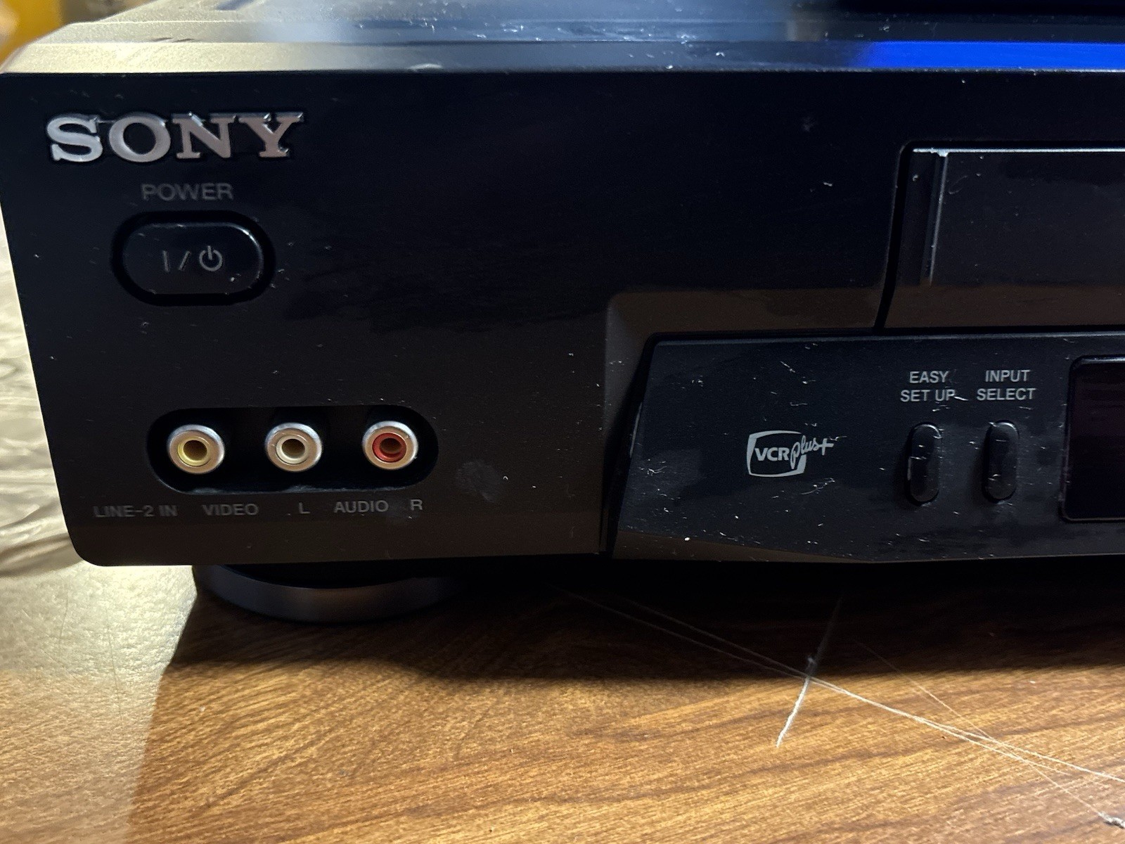 Sony SLV-N71 VCR VHS HiFi Stereo Player 19u Head Complete Box SERVICED TESTED
