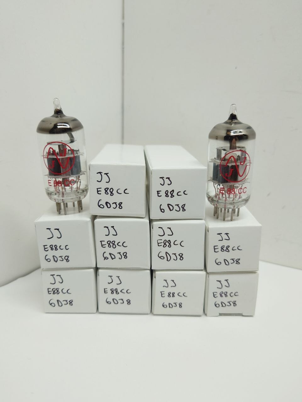Pair 2pc NOS JJ E88CC 6DJ8 Slovakia Tested Strong Life Test Great Vacuum TUBE
