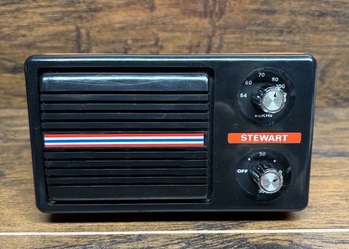 Vintage Stewart Solid State AM Radio British Design 982978 Tested And Works !