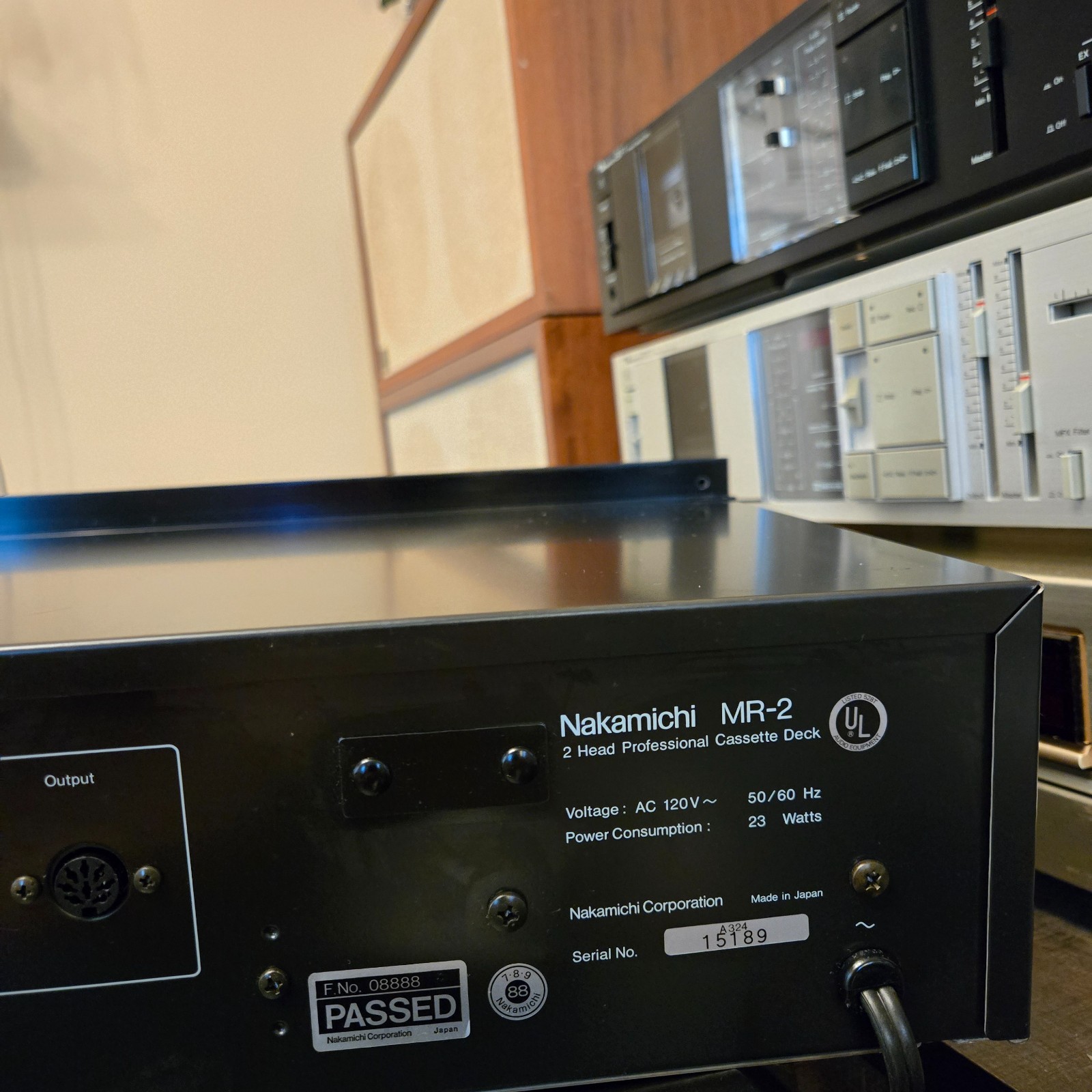 Nakamichi MR-2 Professional Cassette Deck. Fully Serviced. Works Great EXCELLENT