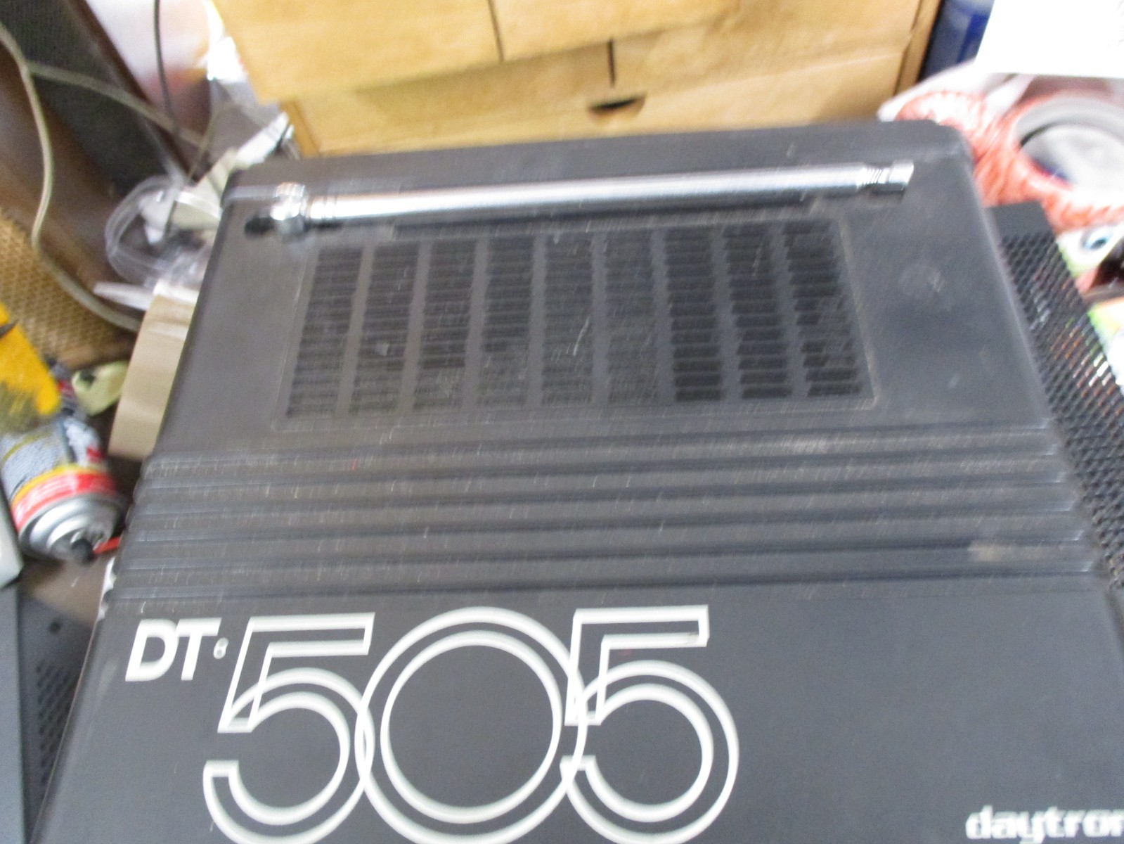 RARE Daytron DT-505 Vintage Portable TV VHF UHF 1980