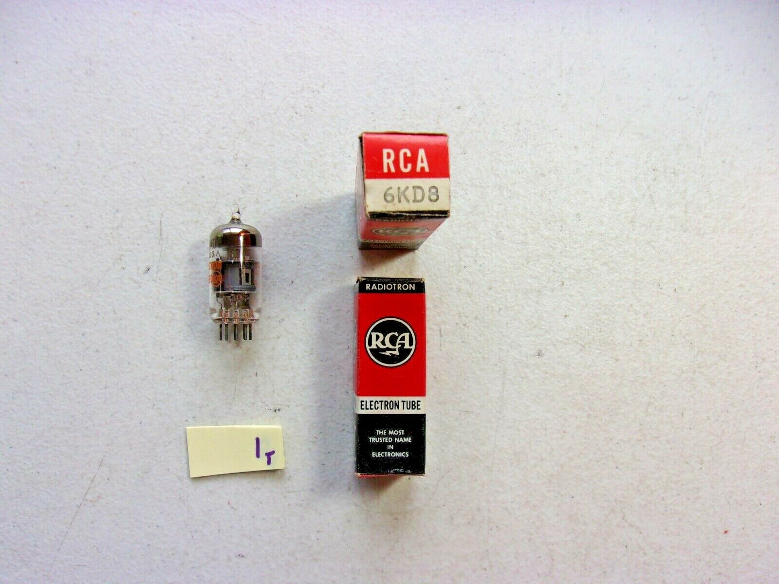 LOT OF 2 NEW IN BOX RCA ELECTRON TUBES 6KD8 (329)