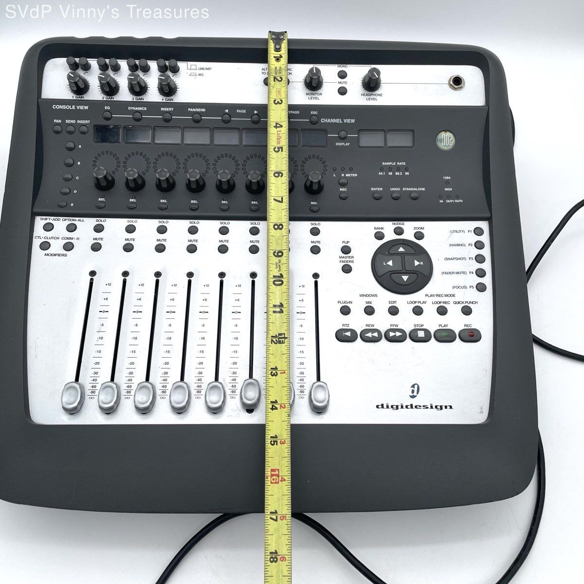 Digidesign Digi 002 FireWire Audio Interface Control Surface Mixer Pro Tools