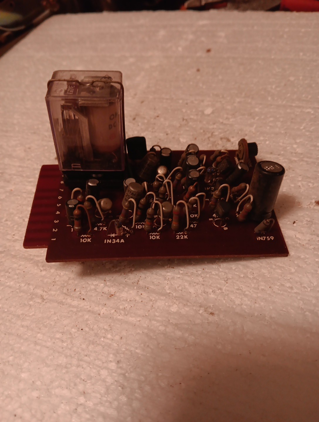 AKAI GX-210D Reel To Reel Small Relay Board