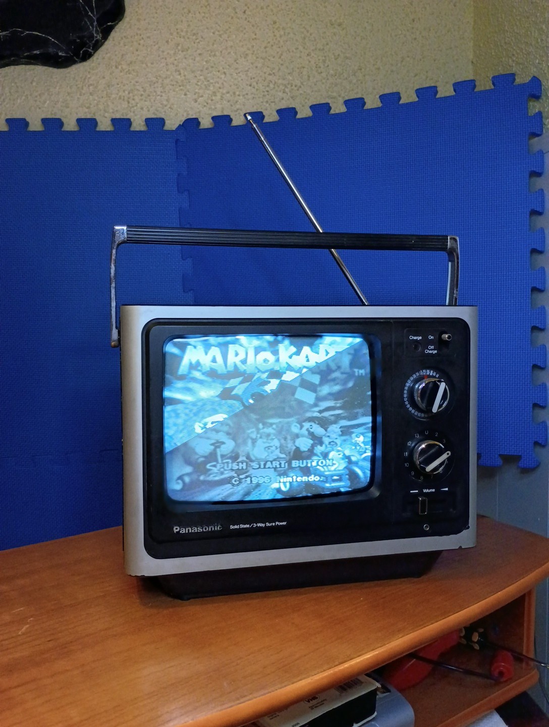 🔥1977 PANASONIC TR-739 SOLID STATE TV 1970s – Portable – Retro Gaming Vintage