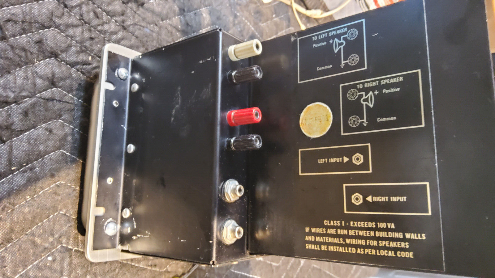 Phase linear 400 Series Two – Quasi Complimentary- 210 WPC at 8 Ohms