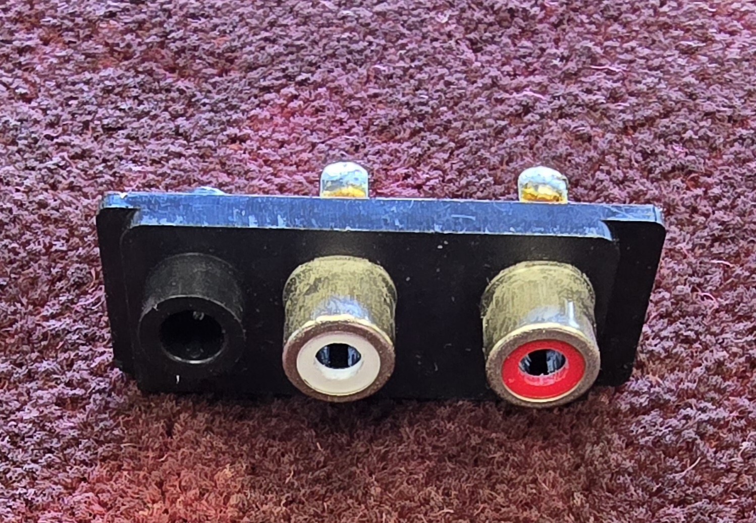 Technics SFDJBD2N03 Audio Output Terminal Jack Plate for SL-QD33 Turntable