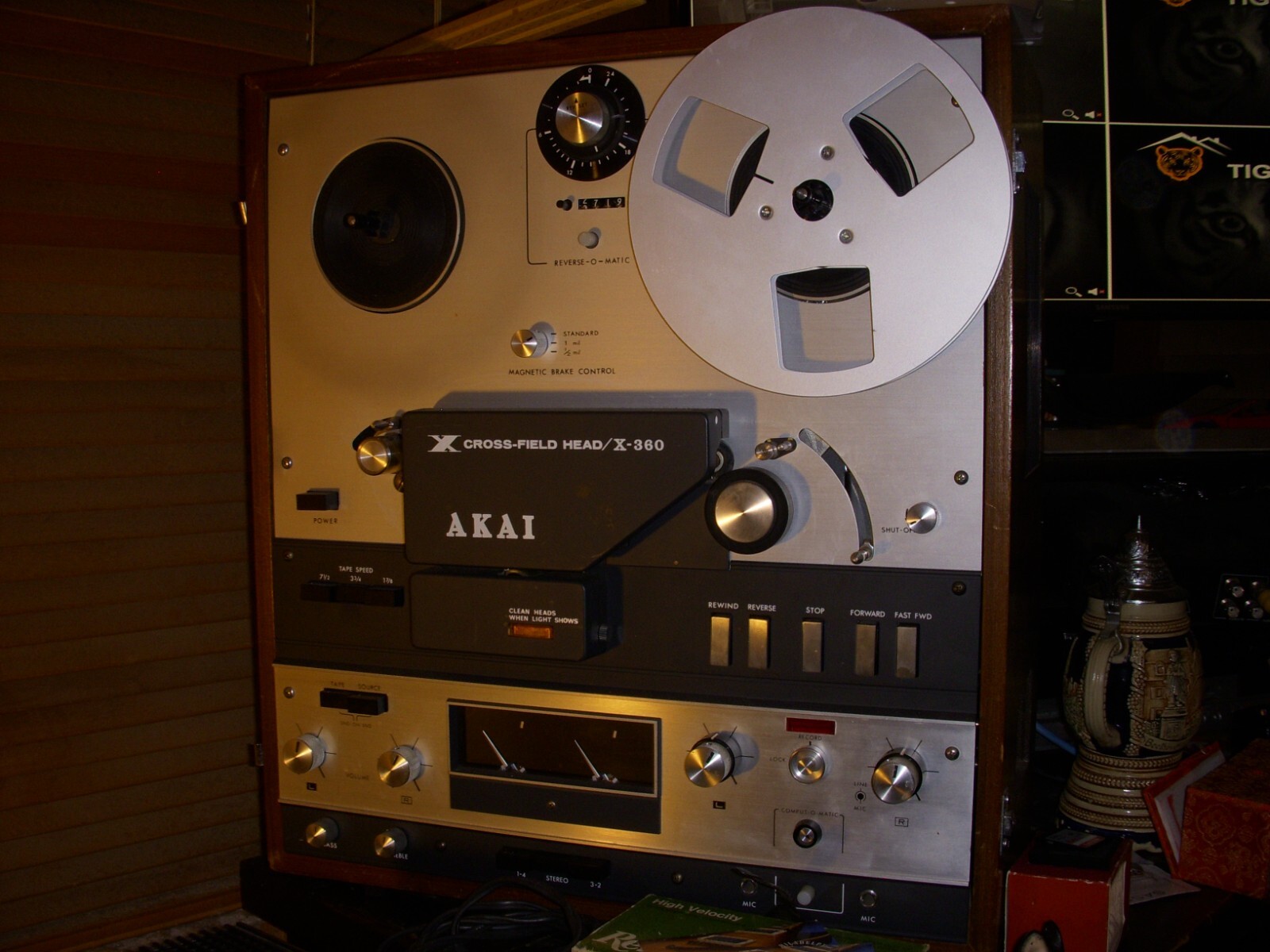 Akai x-360 Reel to Reel Local Pickup Only S.A.T.X. WORKS , READ