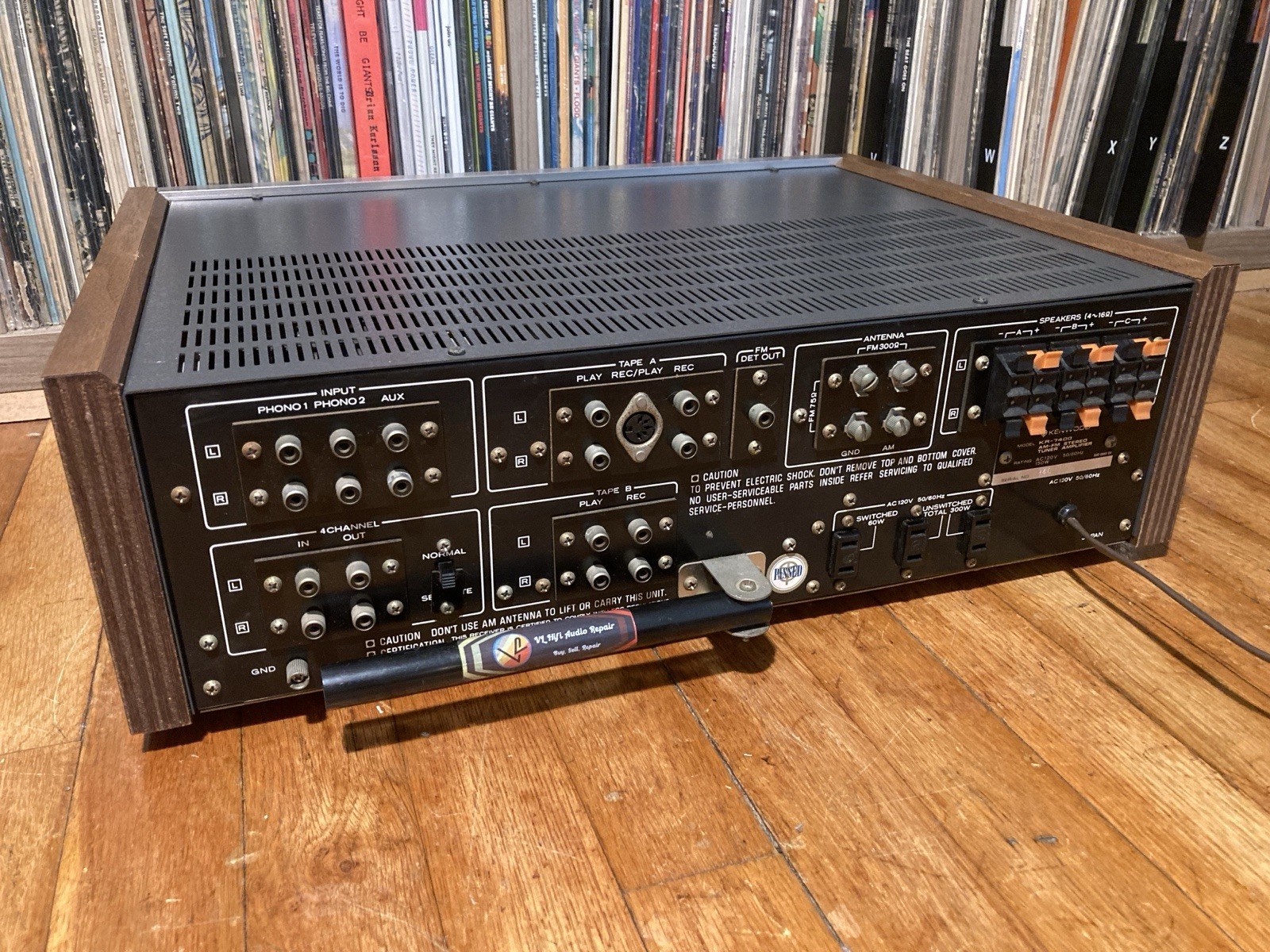 Serviced! Kenwood KR-7400 Vintage Stereo Receiver!
