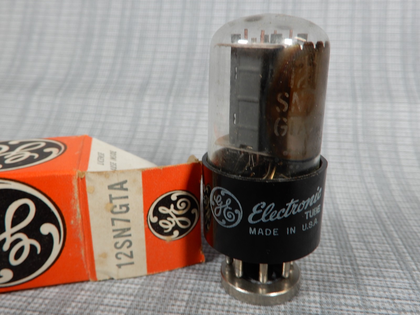 GE 12SN7GTA Vacuum Tube Amplitrex Tested 103/112% Gm