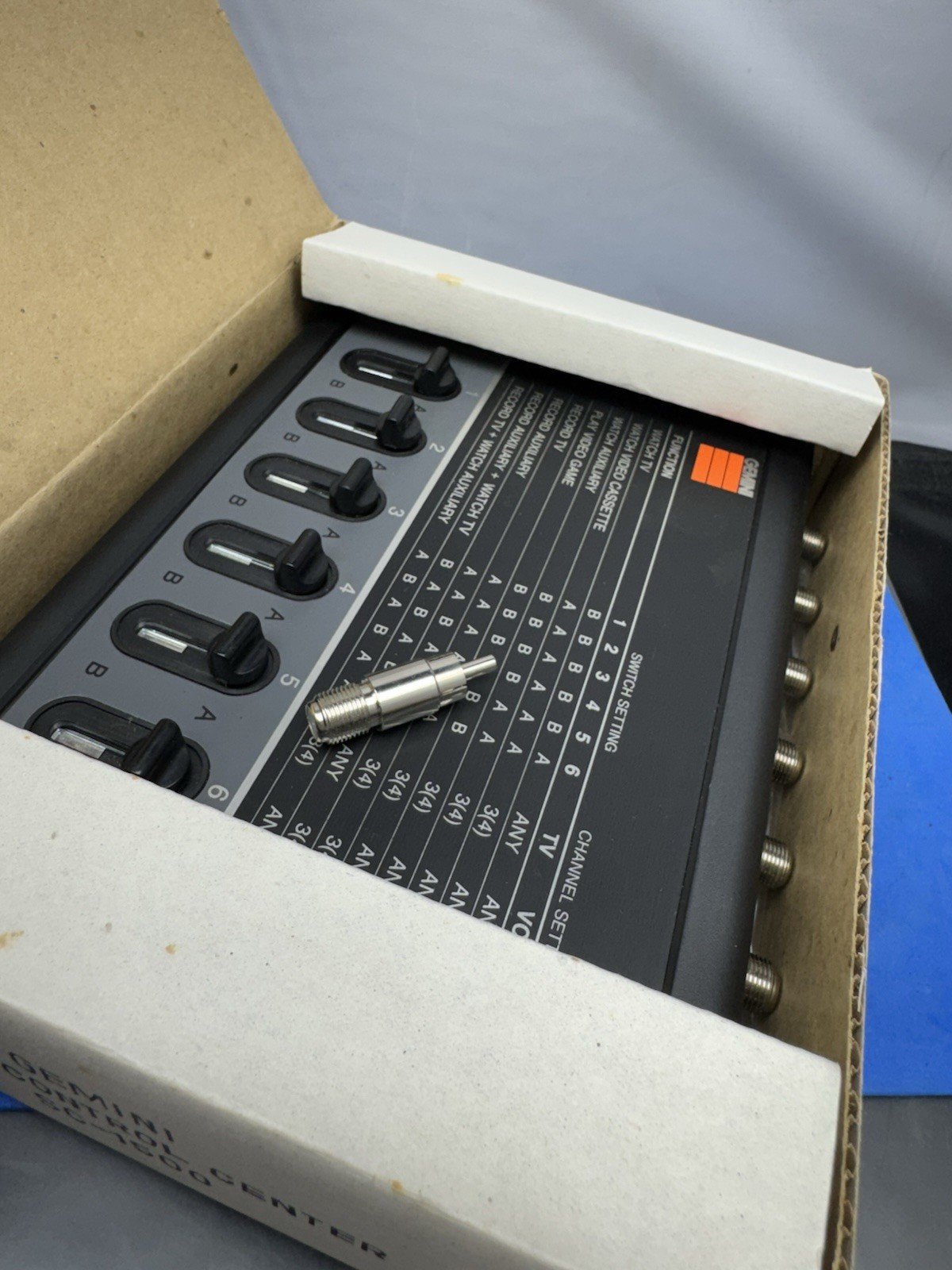 Gemini Cable VCR Video Control Center SC1500