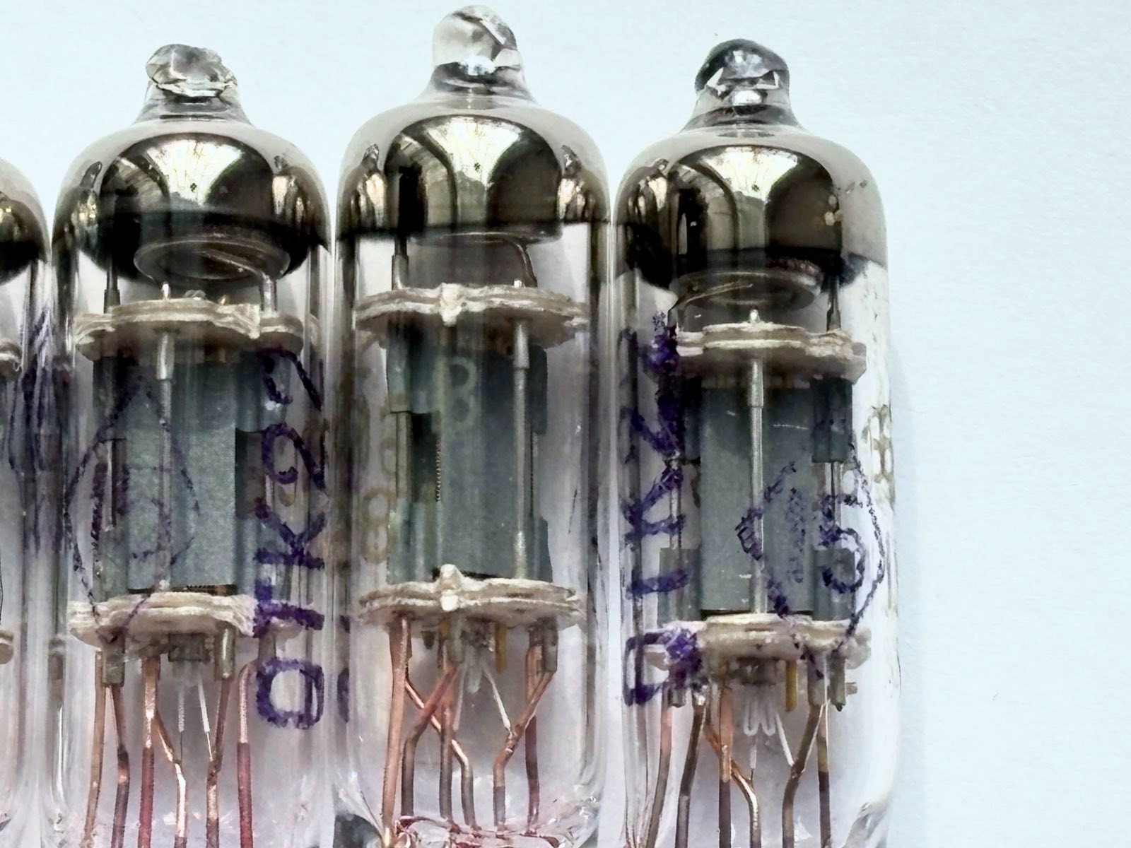 4PCS 6S6B-V ( 6С6Б-В ) Hi-durable Miniature Audio Triode RZEP Tubes! NOS! OTK!