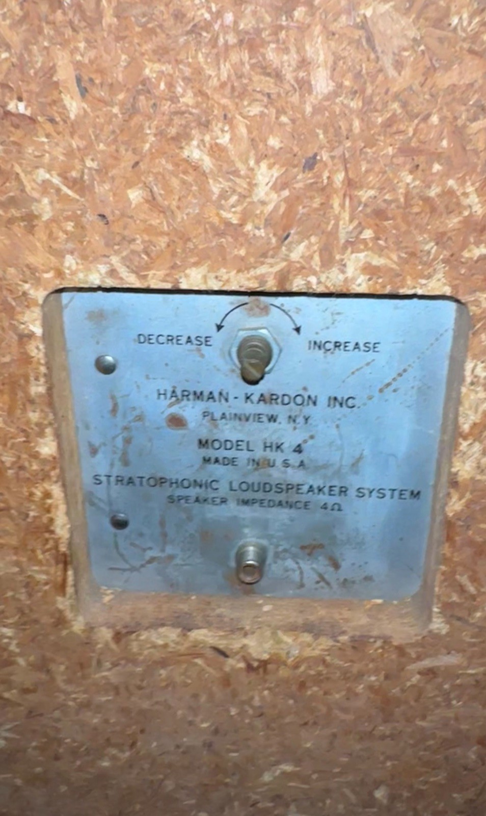 Ultra-Rare Vintage Harman Kardon HK-40 Stratophonic Speaker 10″ Woofer works