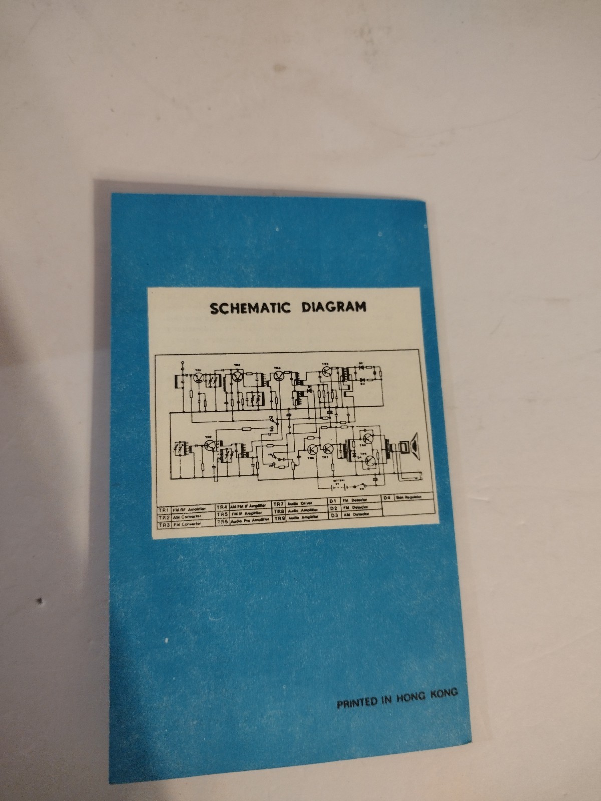 Vintage Electro Band Solid State Model 825 AM/FM pocket Radio FM Works (Read)