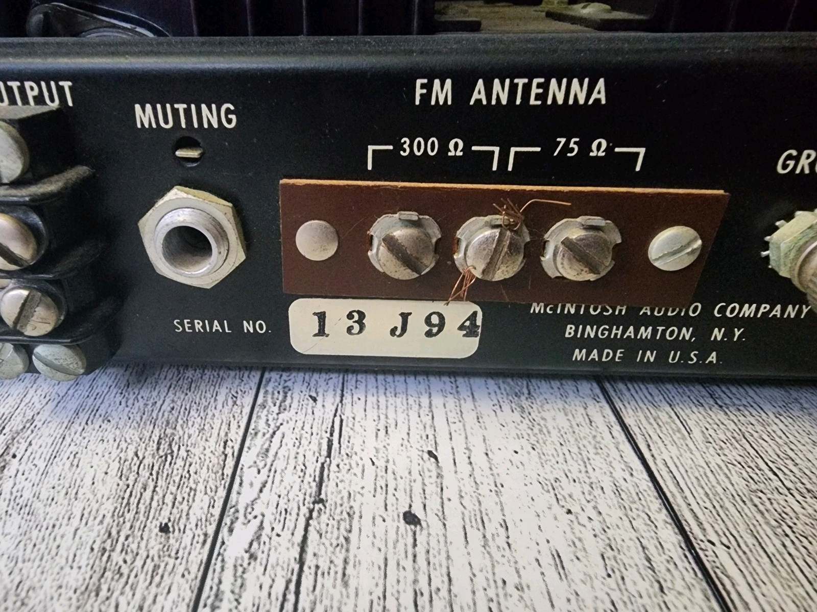 McIntosh MAC 1700 Stereo Solid State Receiver Pre-Amplifier Amplifier Tube Tuner